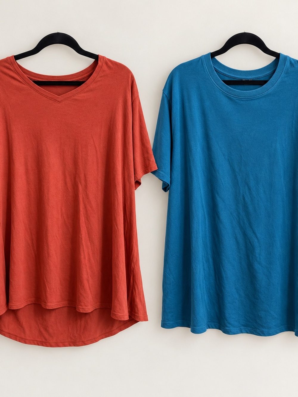Terra & Sky 2 Piece T-Shirt Bundle Rust & Teal Plus Size 2